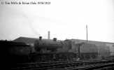 img1547 TM Ulster Rail Scenes Irish 2 1962 Unknown U2 4-4-0 on shed stored Belfast York Rd MPD...jpg