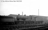 img1549 TM Ulster Rail Scenes Irish 2 1962 Unknown U2 4-4-0 on shed stored Belfast York Rd MPD...jpg