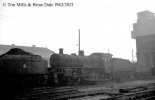 img1553 TM Ulster Rail Scenes Irish 2 1962 Unknown W 2-6-0 on shed Belfast York Rd MPD copyrig...jpg