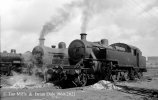 img1586 TM Ulster Rail Scenes Irish 1 1958 Unknown UG 0-6-0 45 and WT 2-6-4T 56 on shed Adlaid...jpg