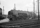 img034 TM Large Format. 46240 moves off shed Willesden March 1964.  Not to print copyright FIN...jpg