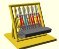 Verwood Lever Frame in Cradle - Rear.jpg